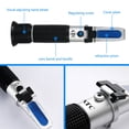 thumbnail image 7 of Handheld 0-4% Saline Refractometer 20-40ppt (1.000-1 .020) Refractometer Food Salinometer Aquarium Seawater Monitoring Tool, 7 of 7