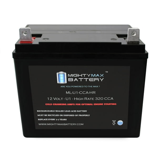 ML-U1-CCAHR 12V 320CCA Battery for Toro WheelHorse Z Master 5000