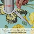 thumbnail image 6 of Coolnut 60" Sunflower Outdoor Tablecloth with Umbrella Hole and Zipper, Waterproof Round Tablecloth for Party,Patio,Picnic,Holiday Dinner,Summer, 6 of 7