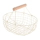 thumbnail image 4 of Cesta de frutas, pan, verduras, regalo de inauguración de la casa, decoración de encimera para Beige XL, 4 of 9