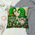 thumbnail image 2 of Nawypu  St. Patrick's Day Throw Pillow Covers, Lucky Shamrock Truck Spring Farmhouse Holiday Green Cushion Case for Home Sofa Couch Decoration, 2 of 5