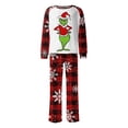 thumbnail image 3 of Pijamas navideños a juego Grinch - TKing Fashion 2024 Nuevos conjuntos de pijamas navideños familiares a juego Grinch, pijamas navideños navideños para parejas, adultos y niños, Hombres L, 3 of 4