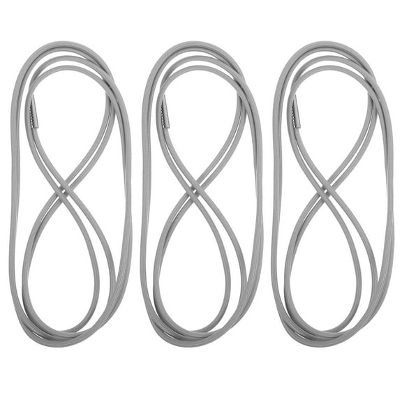 Hemoton 3-Pack Elastic Trash Can Bands to Secure Garbage Bags, Prevent Slippage, Reusable Rubber Bands for Home and Office Use