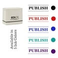 thumbnail image 7 of Printtoo Publish Self Inking Rubber Stamp Pre-Inked Office Stamp- Home Office Business Stationery, 47 x 20 mm Green, 7 of 7