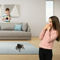 thumbnail image 5 of ArtCreativity Remote Control Spider, Includes 1 Tarantula & 1 Controller, Spooky RC Spider Prank Toy with 8 Individually Moving Legs, Furry Texture, and Light Up Eyes, Great Halloween Toy for Kids, 5 of 7