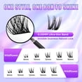 thumbnail image 2 of Kit de extensión de pestañas ELITEFE Lash Clusters Individual Lashes, 2 of 9