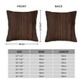 thumbnail image 2 of Yiaed Vintage Wood Print Pillow Covers Super Soft Decorative Square Throw Pillow Covers Case Cushion Covers for Sofa Couch Bedroom Car Decor（No pillow core）-24"x24", 2 of 7