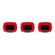 thumbnail image 2 of Wosthever Contador de pasos electrónico para caminar con pantalla LCD Contador de calorías Podómetro digital Impermeable Multifuncional Jogging Rojo Rojo 3piezas Wosthever CBP375039, 2 of 6