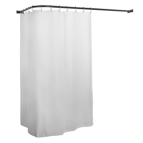 Utopia Alley Aluminum Rustproof 68 L Shaped Fixed Shower Curtain Rod Com Utopia Alley Aluminum Rustproof 68 L, Fixed Mount Shower Curtain Rod
