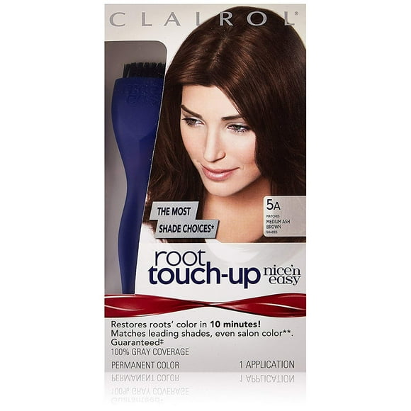 Clairol Nice 'N Easy Retouche Racines 5A Brun Cendré Moyen (Lot de 3)