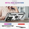 thumbnail image 3 of Dteck Case for Motorola Moto G Power 5G 2025/Moto G Play 2025,Shockproof Ring Stand Case Military Grade Silicone + PC Dual Layer Protection Armor Back Cover,Silver, 3 of 7