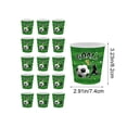 thumbnail image 3 of Wozhuo Football Party Supplies Disposable Tableware Set Plates Cups Napkins, 3 of 6