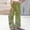 Green, variant on ZHENHONG Casual Pants for Women Womens Wide Leg Palazzo Pants Boho Floral 2025 Summer Beach Culottes Flowy Casual Trousers For Vacation