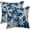 Blue Snowflake, variant on Navy Blue Christmas Pillow Covers 18x18 Inch Set of 2 Winter Snowflake Decorative Throw Pillows Farmhouse Holiday Christmas Decor Cushion Covers Linen for Home Living Room Bed Outdoor