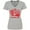 Athletic Heather, variant on Inktastic This Is How I Roll Tractor RED Women's V-Neck T-Shirt