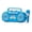 blue, variant on TXT-MAT​​RIX Bluetooth Karaoke Player with Wireless Mic, Portable Light Up Musical Toy, Outdoor & Travel Interactive Entertainment Set