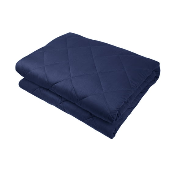 Weighted Blanket (60" x 80",15 lbs) Microfiber Heavy Blanket to Improve Sleep for People With Anxiety