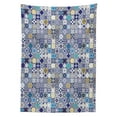 thumbnail image 3 of Ambesonne Moroccan Tablecloth Rectangular Table Cover, Mediterranean Vintage, 52"x70", Multicolor, 3 of 4