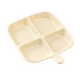 thumbnail image 1 of Plato de comedor para niños de cuatro rejillas, bandeja para verduras, organización, bandeja para verduras refrigerada para mostrador, restaurante, blanco, 1 of 8