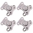 thumbnail image 4 of 4Pcs Stainless Steel Butterflies Latches Spring Loaded Buckle Latches for Box, 4 of 9