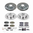 thumbnail image 2 of PowerStop Front and Rear Z23 Evolution Sport Carbon-Fiber Ceramic Brake Pad and Drilled & Slotted Rotor Kit Fits: KIA Select Models K8810, 2 of 7