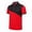 BK2, variant on Men’s Color Block Polo Shirt, Breathable Polyester Short Sleeve Lapel T-Shirt, Casual Business Slim Fit Top for Summer Yellow XXXL