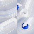 thumbnail image 3 of 5L 10L 15L Collapsible Water Tanks with Tap, Plastic Collapsible Water Canister, BPA Free, for Camping, Hiking, Climbing, Vacation (10L), 3 of 4