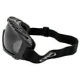 thumbnail image 3 of 2 Pair Global Vision Ballistech 1 Riding Goggles Matte Black Frame Smoke Clear Lens Z87.1, 3 of 9