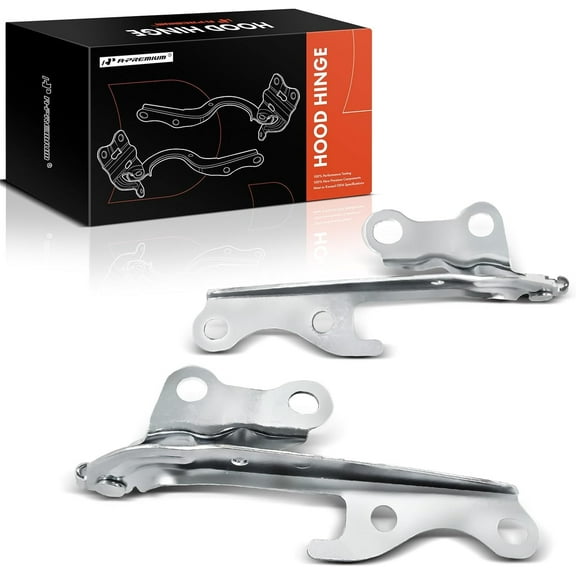 A-Premium Front Driver and Passenger Hood Hinges Compatible with Toyota Corolla 1993 1994 1995 1996 1997, Front Left and Right Side, 2-PC Set, Replace# 5342012250, 5341012260