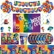 thumbnail image 2 of Decoración de cumpleaños de Disney Inside Out Platos de papel para fiesta de dibujos animados Inside Out Servilletas Vasos Globos Suministros para eventos Baby Shower Niños, 2 of 5