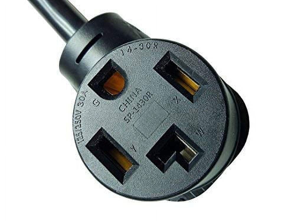 Parkworld 885989 Welding Adapter cord L6-30 Plug 3-Prong 30A Locking Male to Dryer 14-30 Receptacle 30 AMP Female (Only For 125V, Two Hots pole bridged in female)