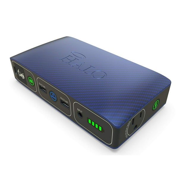Halo Bolt 58830 Mwh Portable Phone Laptop Charger Car Jump Starter with