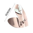 thumbnail image 3 of QIPOPIQ Heart Cake Decoration Acrylic Dessert Charm Wedding Decorations, 3 of 6