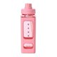 thumbnail image 1 of Botella de agua con pajita de 700 ml, botellas de agua potable, hervidor de viaje para exteriores rojo, 1 of 9