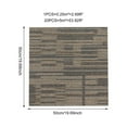 thumbnail image 2 of 20x20-inch Commercial Carpet, Repeated Use Floor Tile Washable Mats Modern Square Grain 20Pcs Square Carpets, 2 of 22