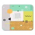 thumbnail image 1 of JSDART Formes Colorées Tendance Géométriques Memphis Rétro Modèle de Style et Design Abstrait Moderne Blanc Funky Tapis de Souris Tapis de Souris 9 X 10 Pouces, 1 of 1
