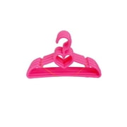 18 Inch Doll Clothes Hangers- Pink Heart Hangers Fits 18 inch Doll Clothes