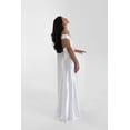 thumbnail image 3 of EASYBRAUS Satin Strapless Mermaid Evening Dress Women Long Formal Party Gown, 3 of 6