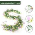 thumbnail image 2 of Eguiwyn Party Supplies Egg Wreath for Front Door Wall Window Party, Blue Pink, 2 of 8