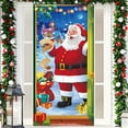 thumbnail image 6 of Wooowa 35×71Inches Christmas Door Covers, Festive Patterned Decor for Home Entryways & Holiday Exteriors, 6 of 7