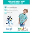 thumbnail image 3 of Vestido hawaiano con botones para niños pequeños Shirt Bluey de 6 años, 3 of 5