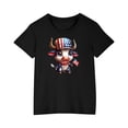 thumbnail image 4 of FamilyThread Kids America Flag 4th of July Shirt Toddler Kids Boys Girls Patriotic USA Shirt, Red White and Blue Tee Top, 4 of 4