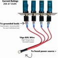 thumbnail image 4 of 4 LED Toggle Switch Panel 12vDC with Safety Covers (Blue), 4 of 5