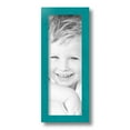 thumbnail image 2 of ArtToFrames 5" x 14" Aqua Picture Frame, 5x14 inch Green Wood Poster Frame (WOM-4428), 2 of 8