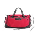 thumbnail image 3 of Large Capacity Gym Bag with Wet Dry Compartments, Sports Travel Tote with Shoe Pocket, Crossbody Duffel Bag for Trolley Attachment, Multifunctional Bag for Gym and Weekend Trips, 3 of 6