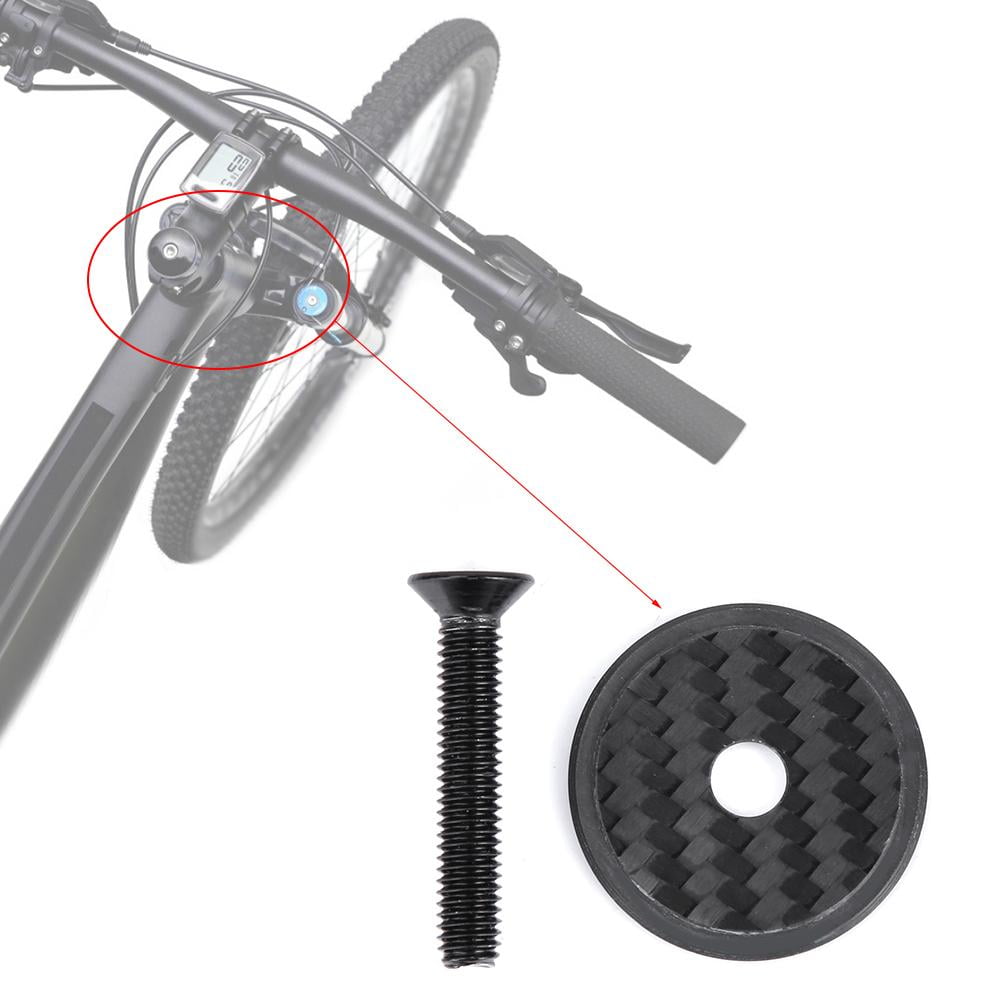 Fosa Carbon Fiber Bicycle Stem Headset Top Cap with Screw for Mountain Bike Headset Top Cap Bike Headset Top Cap Walmart