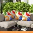 thumbnail image 4 of Costway 4 PCS Square Throw Pillows Removable & Washable Velvet Pillow 18"x18" Red, 4 of 9