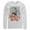 White, variant on Men's Batman Harley Quinn Retro Explosion Long Sleeve Shirt Athletic Heather X Large