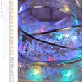 thumbnail image 2 of PENGXIANG 13FT Christmas Ribbon with 40 LED Lights Waterproof Fabric Gift Wrapping Ribbons for Outdoor, 2 of 5
