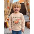 thumbnail image 6 of RUINIXCW Toddler Baby Boy Girl Fall Sweatshirt Infant Girl Boy Thanksgiving Halloween Outfit Pumpkin Print Long Sleeve Crew Neck Pullover Jumper Tops, 6 of 8